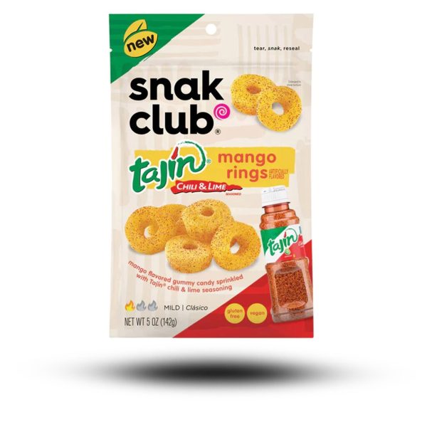 Snack Club Tajin Mango Rings 142g Zu verkaufen