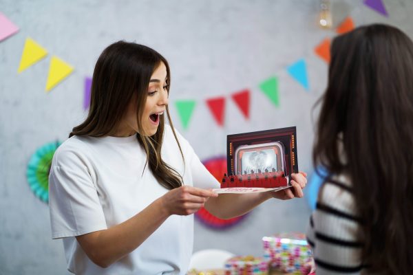 bentino PopUp Geburtstagskarte mit Musik  Kino  Zu verkaufen – Bild 5
