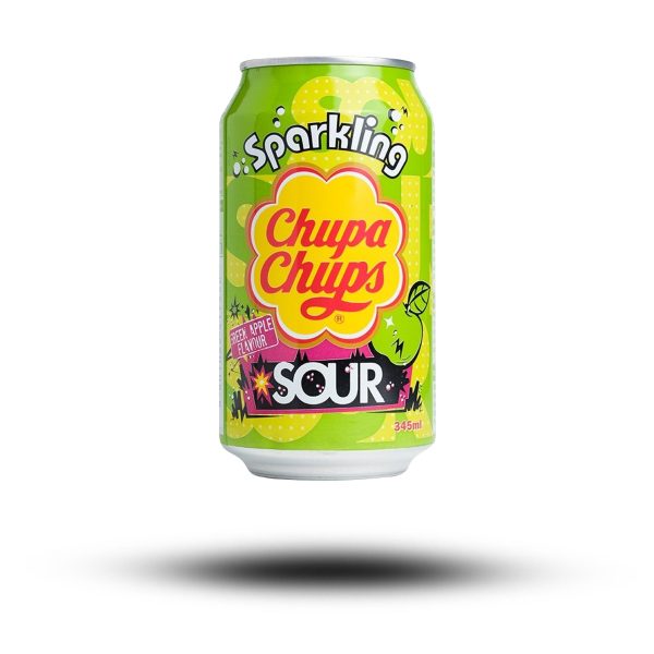 Chupa Chups Drink Sour Green Apple 345ml Zu verkaufen
