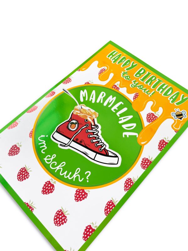 bentino Geburtstagskarte mit Musik  Marmelade im Schuh  Mode – Bild 3