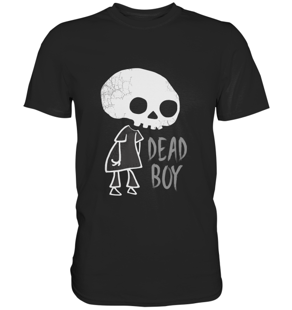 Dead Boy. Gothic Skull - Premium Shirt Mode